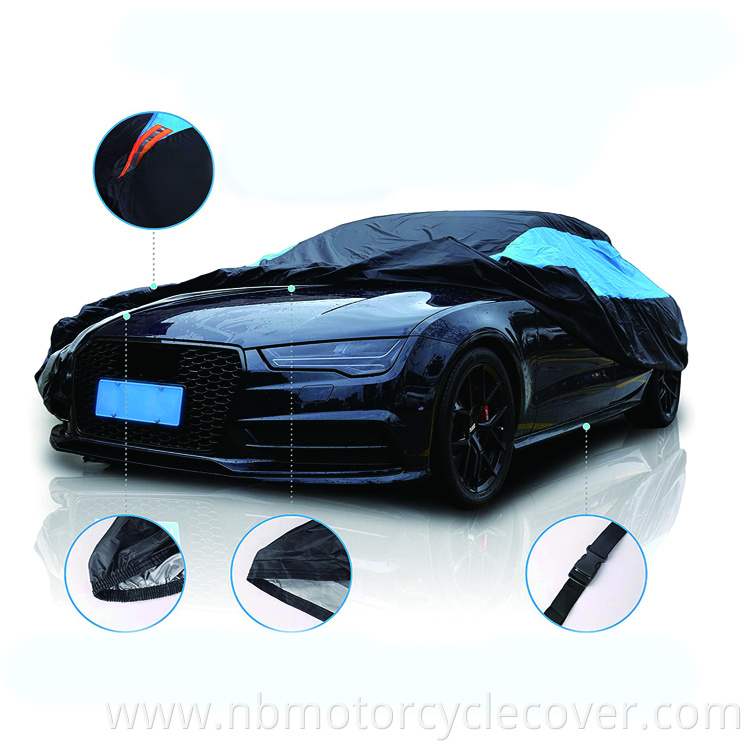 Sun UV proof Water proof SUV thicken polyester taffeta 190T car cover winter